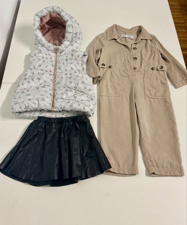 Gilet Weste und Rock Gr.2/3 jahre  
