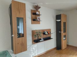 Living room wall unit - 4 pieces (wall mounted)