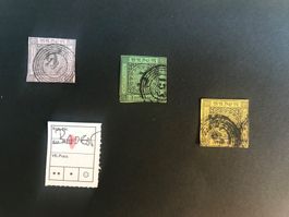 1851/53. Altdeutsche Staaten. Briefmarken Baden