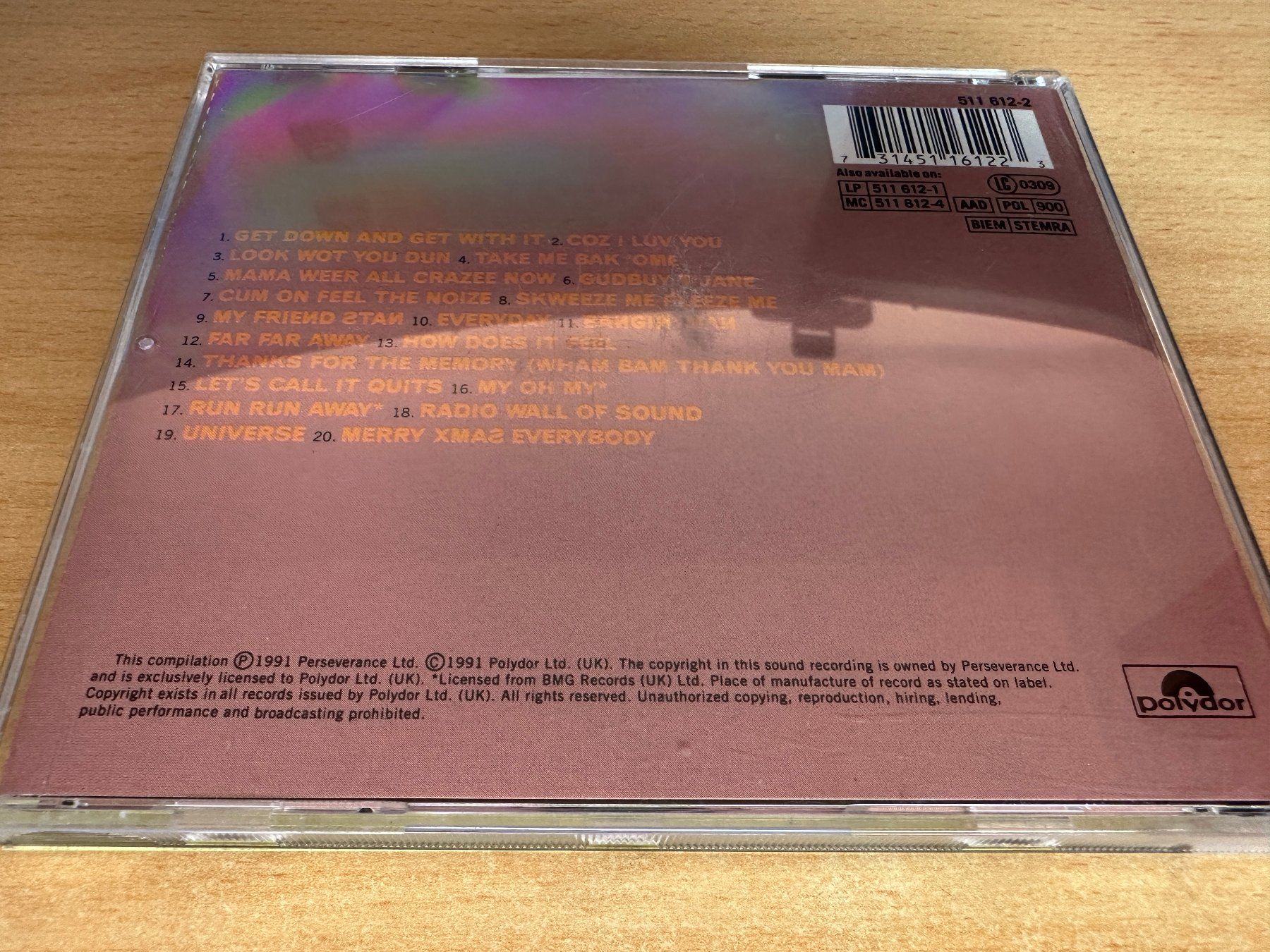 CDs: Slade – Wall Of Hits – Gebraucht aus Rikon im Tösstal von Alpenmutz 1