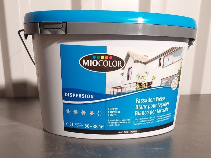 Fassadenfarbe weiss 5 Liter-642 1