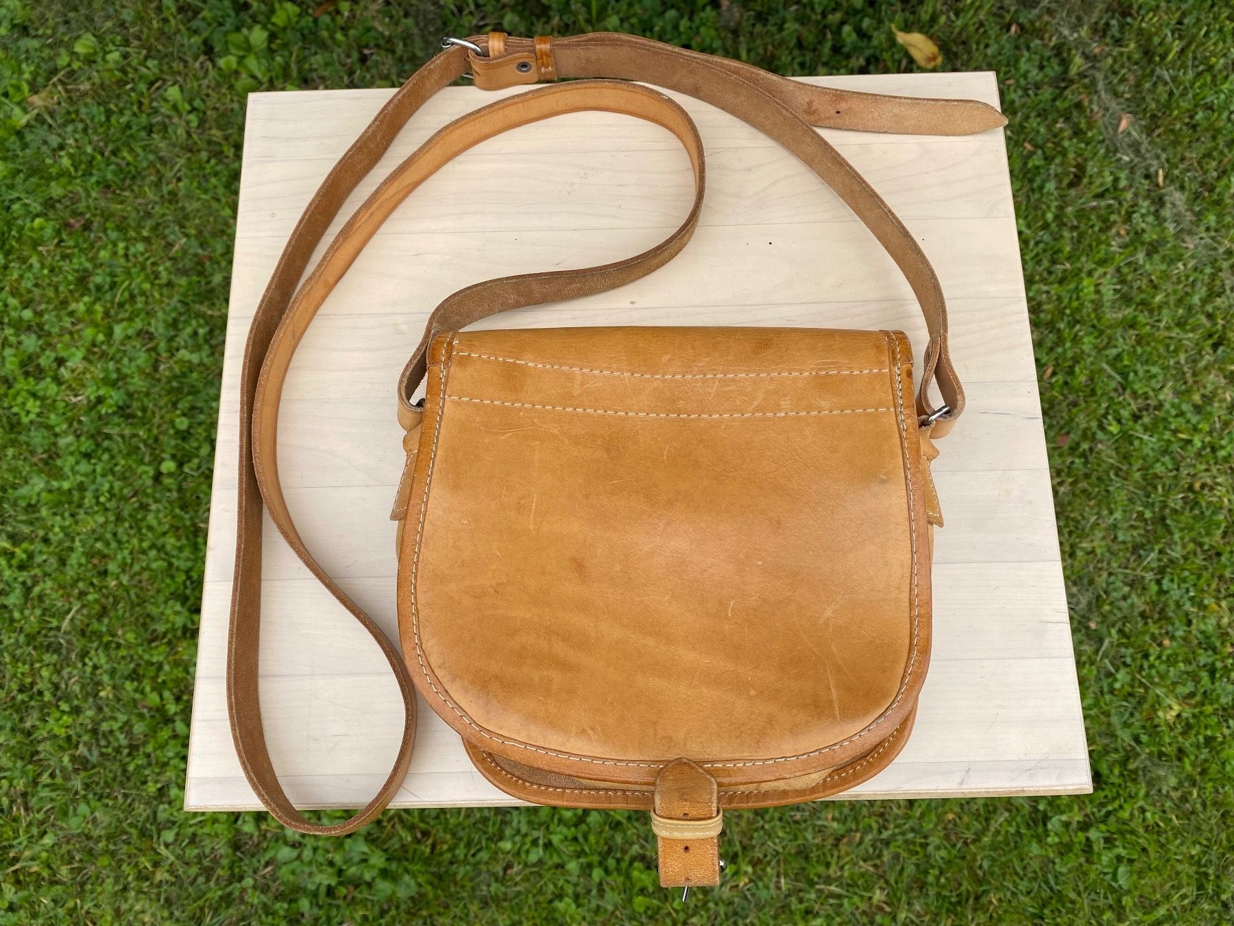Il mondo degli animali: schöne Jagdtasche aus Leder – Usato da Feldbach venduto da Fea1 6