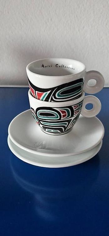 Amici Tazze: Amici Collection ILLY 8 ESPRESSOTASSEN 1996 Eric Macpherson – Usato da Rüti GL venduto da 4oops 3