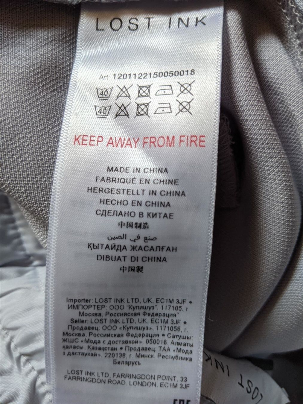 Pantaloni: LOST INK : Elégant pantalon gris perle 34-36 – Nuovo e nell'imballaggio originale da Petit-Lancy venduto da lilycerise 7
