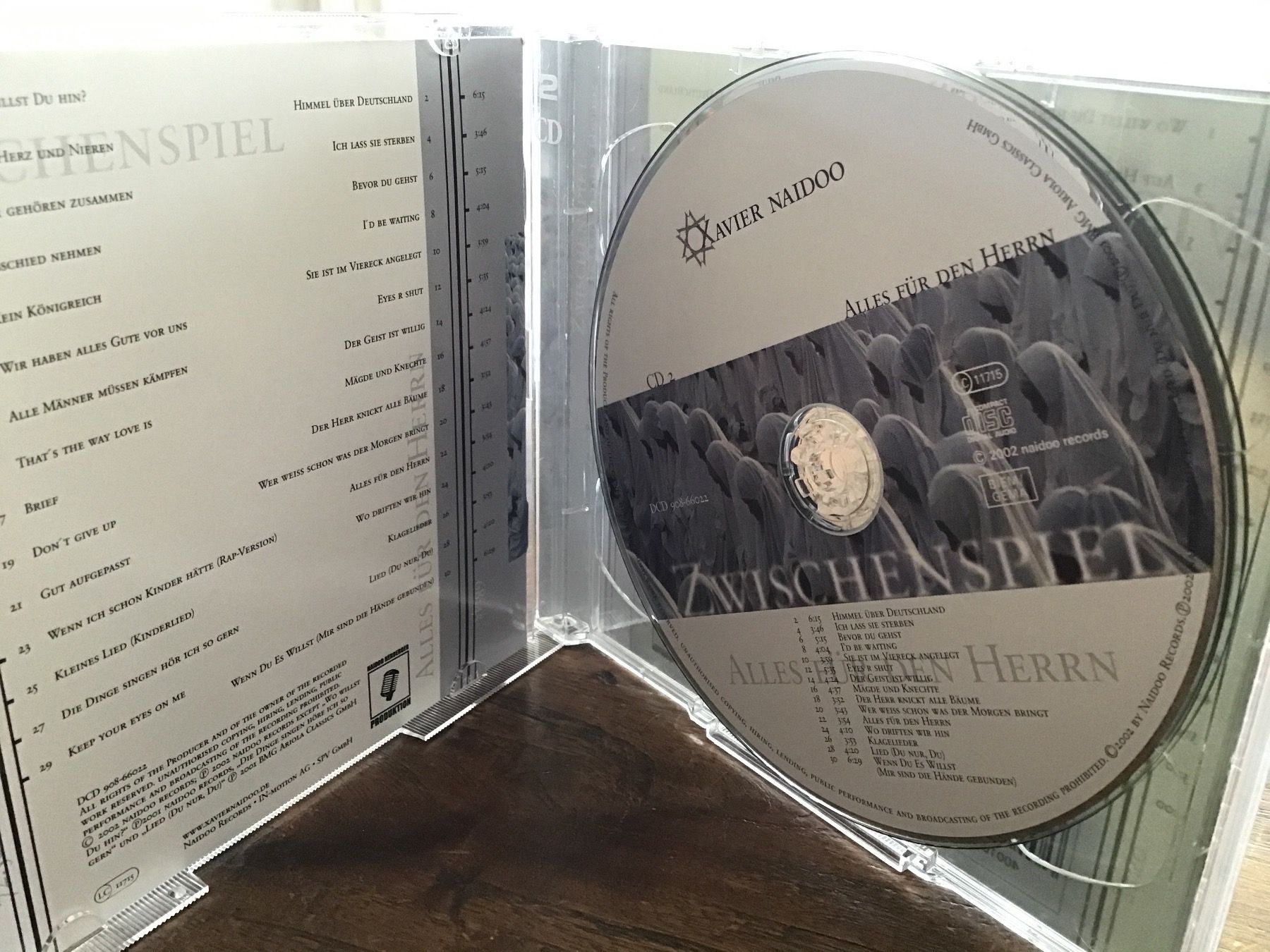 CD: Xavier Naidoo   💿 – Usato da Thierachern venduto da sweden08 2
