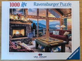 Ravensburger Puzzle, 1000 Teile, US Nationals "Mountainside"