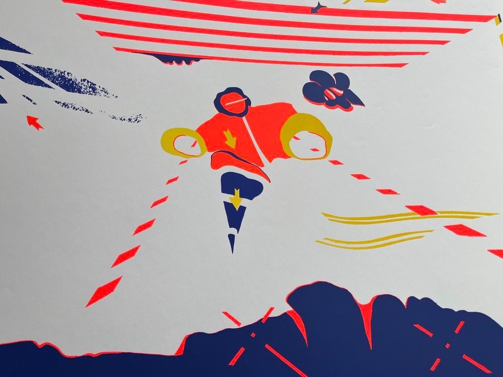 Grafica & Litografie: ANDREAS WALSER SERIGRAPHIE SIGNIERT NUMMERIERT – Usato da Gersau venduto da grafik-kunst 1