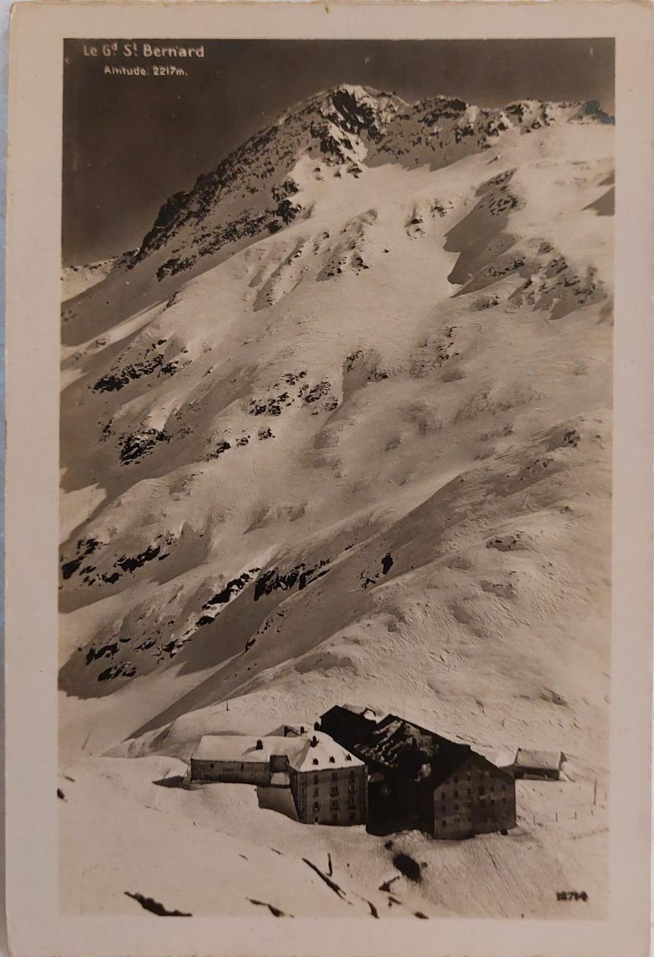 Cartoline postali: LE  GRAND  St. BERNARD – Usato da Delémont venduto da Domdom1