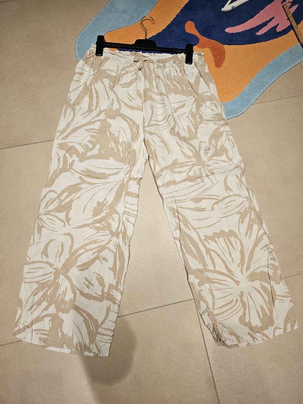 C&A Pantaloni: Sommerhose Leinen Viscose gr.42 – Usato da Allschwil venduto da na.wi.90 5