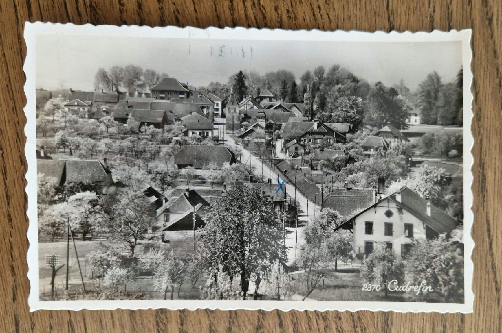 Cartoline postali: Cudrefin 1954 – Usato da Ebikon venduto da Donar50
