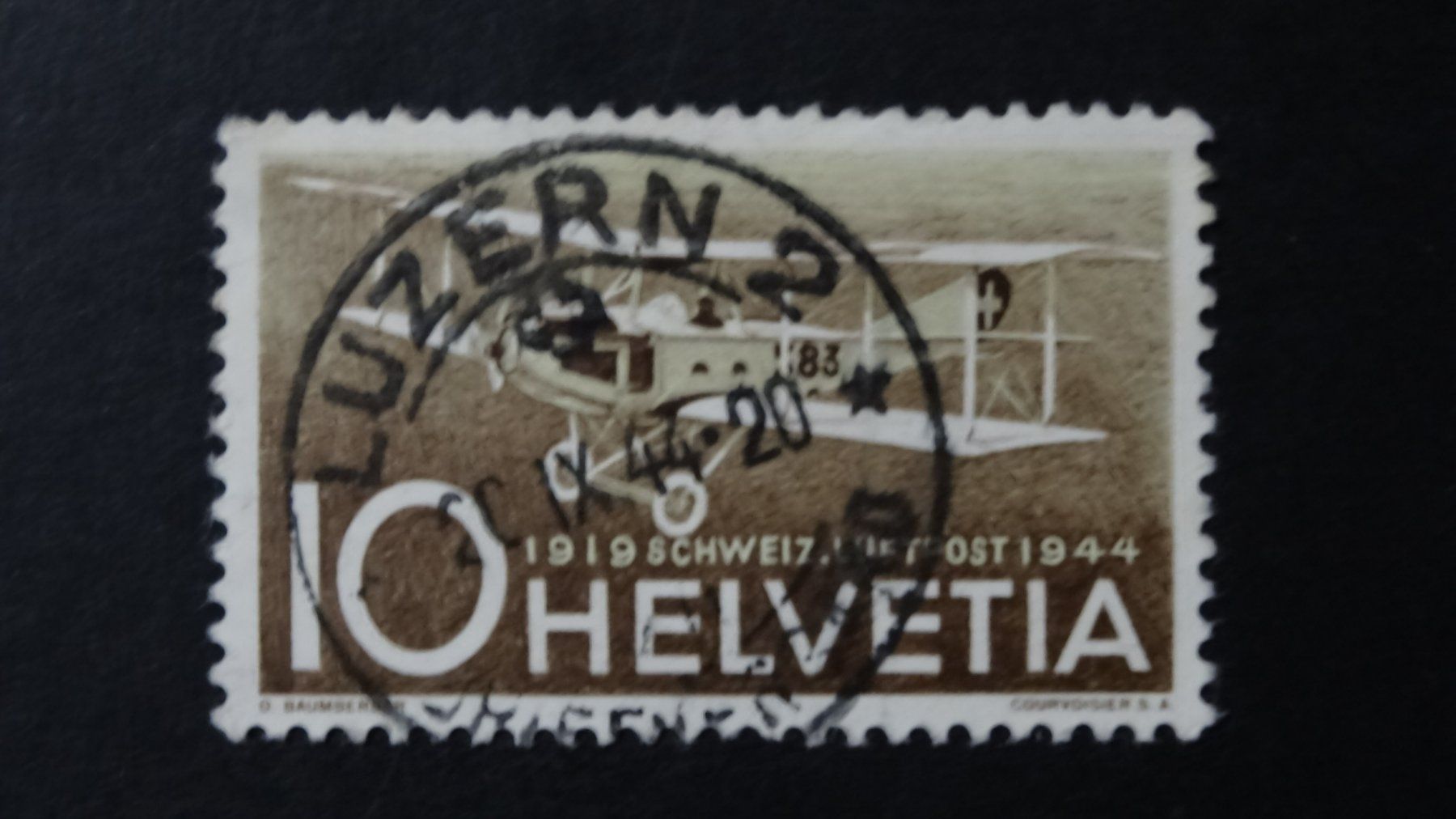 Tutti i francobolli: Vollstempel LUZERN 2  20.IX.44    150 – Usato da Anwil venduto da zuggi57