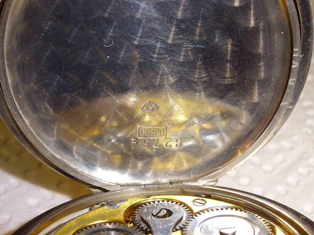 Zenith Orologi: Zenith Pocket Watch Réveil 19''' Silber 0.800 LePhare – Usato da Heiden venduto da Schlosser08 2