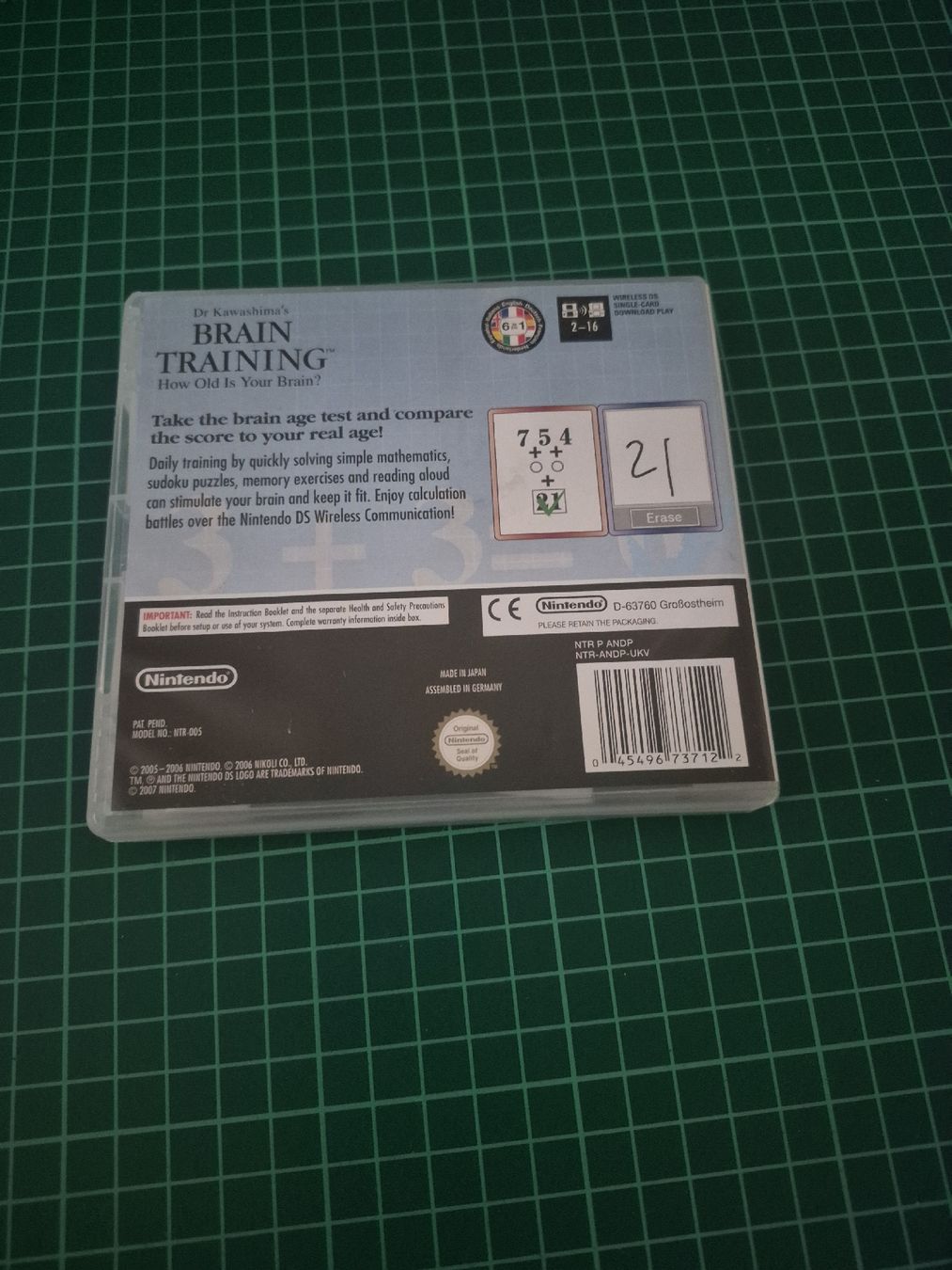 Nintendo Giochi: Brain Training DS Game: Keep your mind sharp! Retro 🧠🎮CIB – Nuovo (secondo la descrizione) da Meyrin venduto da Retro-GZ 4