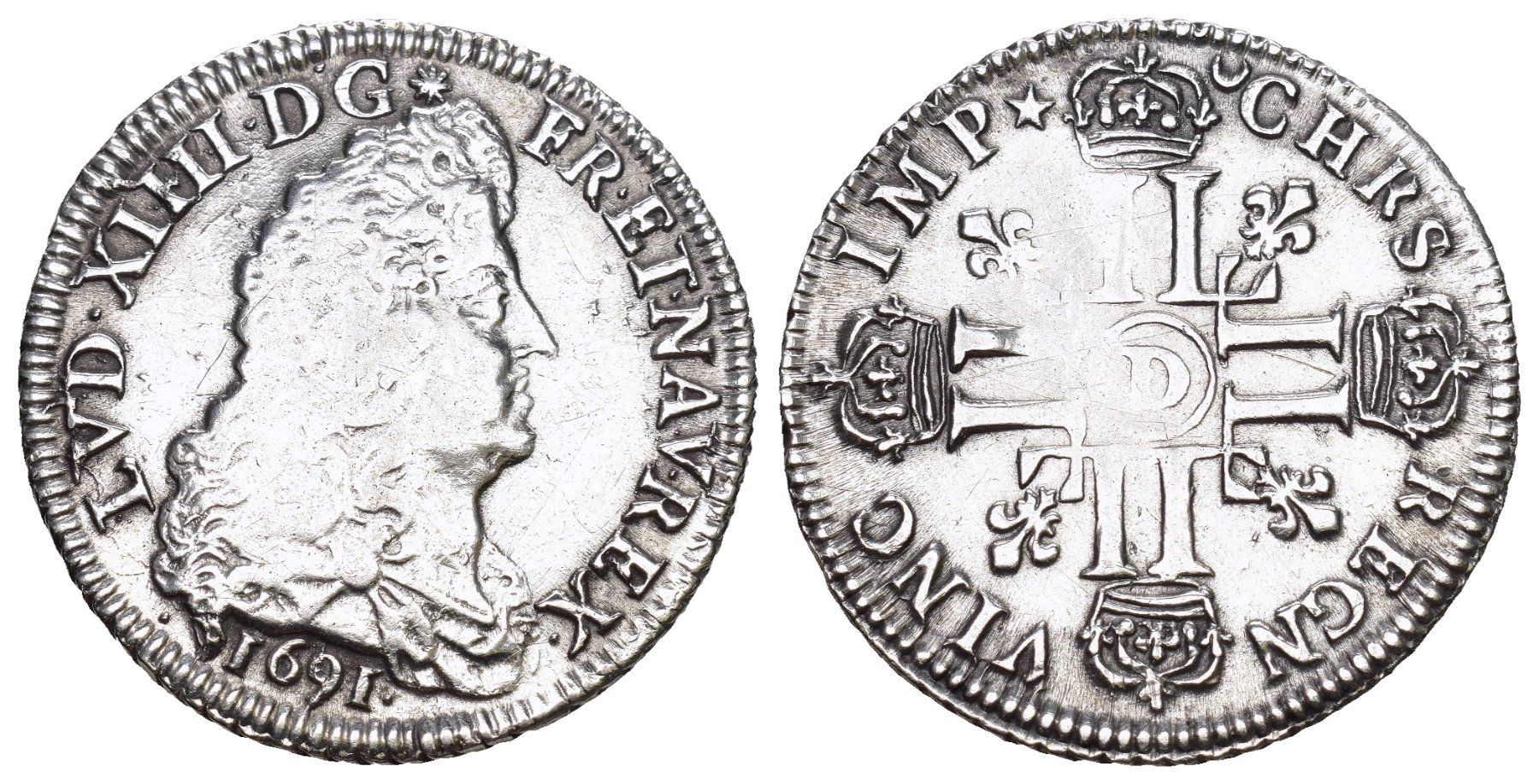 Toutes les monnaies: Frankreich 1691 – D'occasion à Bern par numismatictops