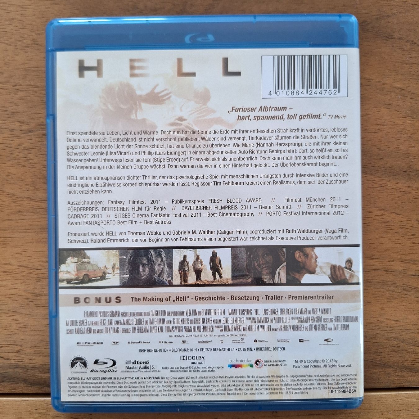 Tous les DVDs: Hell - Bluray – D'occasion à Porrentruy par Ikoss 1