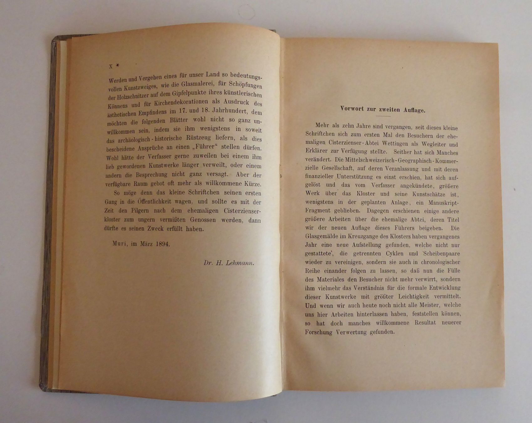 Livres: Buch Kloster Wettingen, Glasgemälde, Lehmann, Aarau 1909 – Neuf (Voir description) à Wettingen par tonia3 4