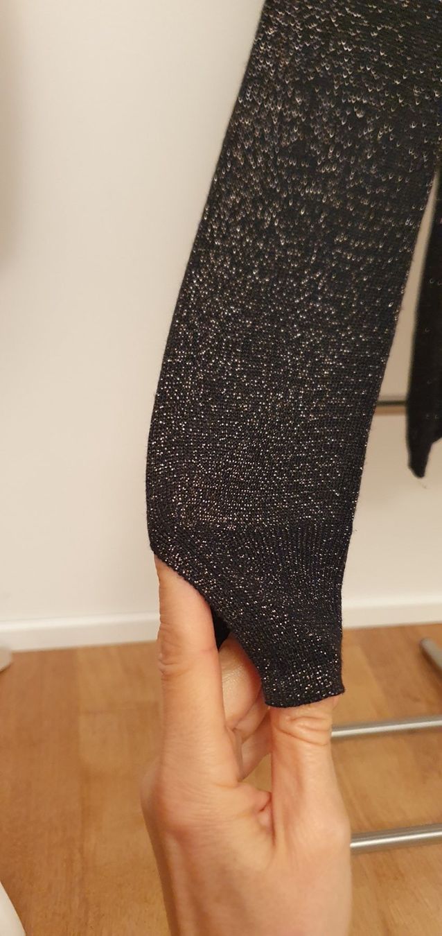 Mango Maglioni & Felpe: Mango Lurex gold-schwarz Pullover Gr 34/XS – Usato da Stansstad venduto da InStyle8 2
