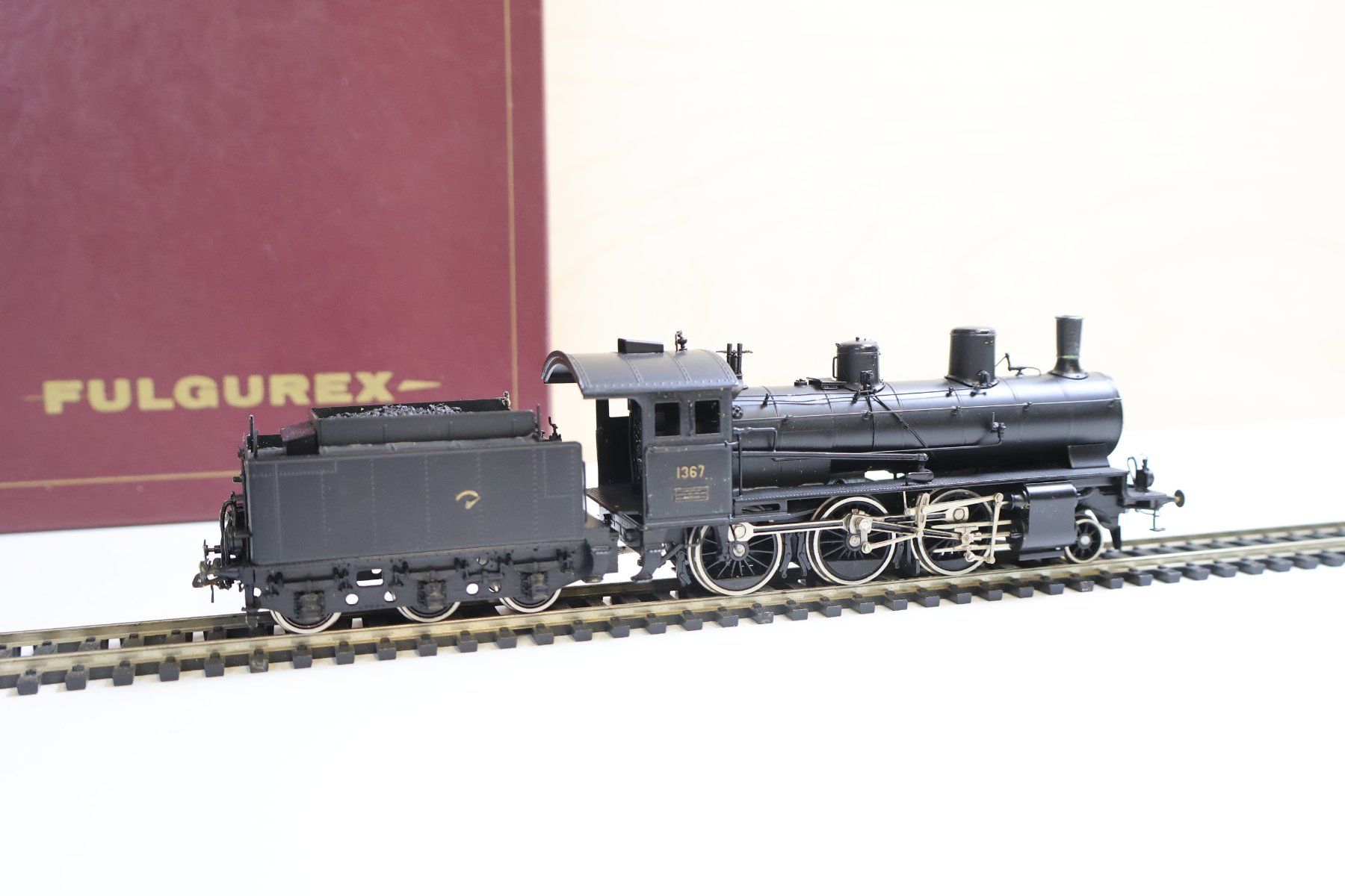 Fulgurex Modelleisenbahnen: Fulgurex SBB Dampflok B 3/4 H0 DC 1367 - Messing – Gebraucht aus Winterthur von Monstera 2