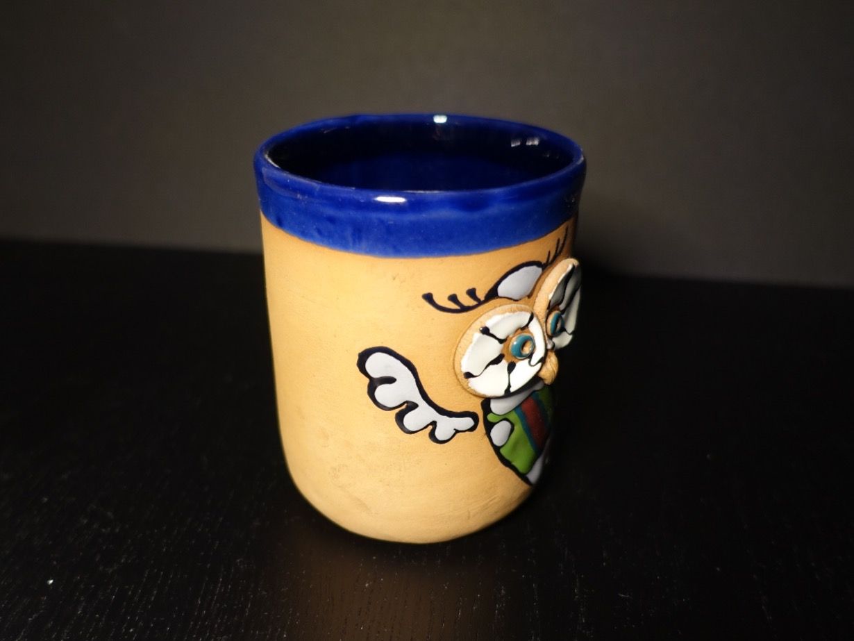 Tazze: Tasse / Teetasse / Kaffeetasse / Mug mit Eule – Usato da Russikon venduto da Eulenfeder 4