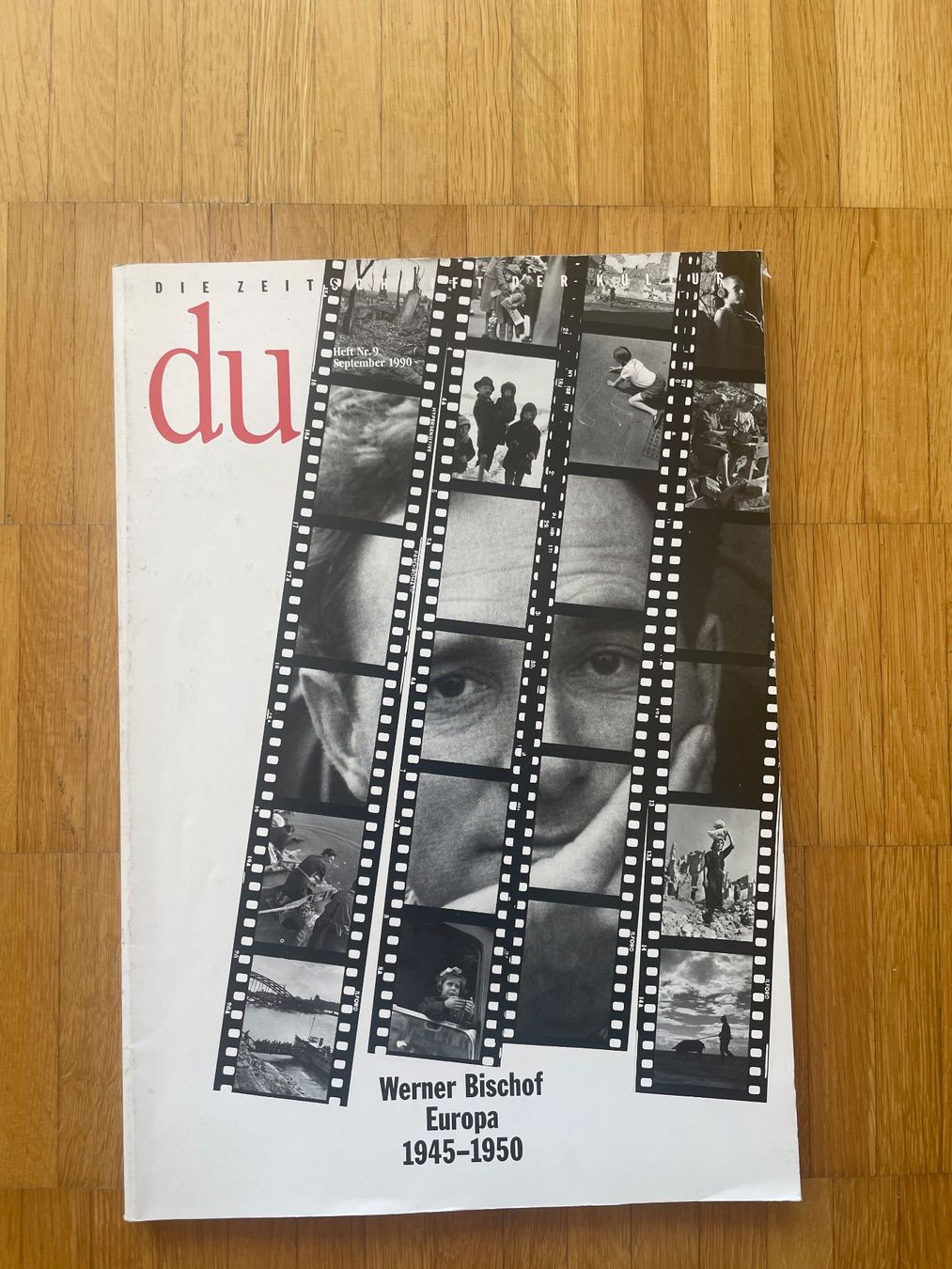 Riviste & Magazine: DU Zeitschrift, Heft 9, 1990, Werner Bischof – Usato da Zürich venduto da Chrigelvelo
