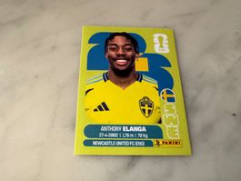 Panini Sticker FIFA Fussball WM 2026 Anthony Elanga SWE 18