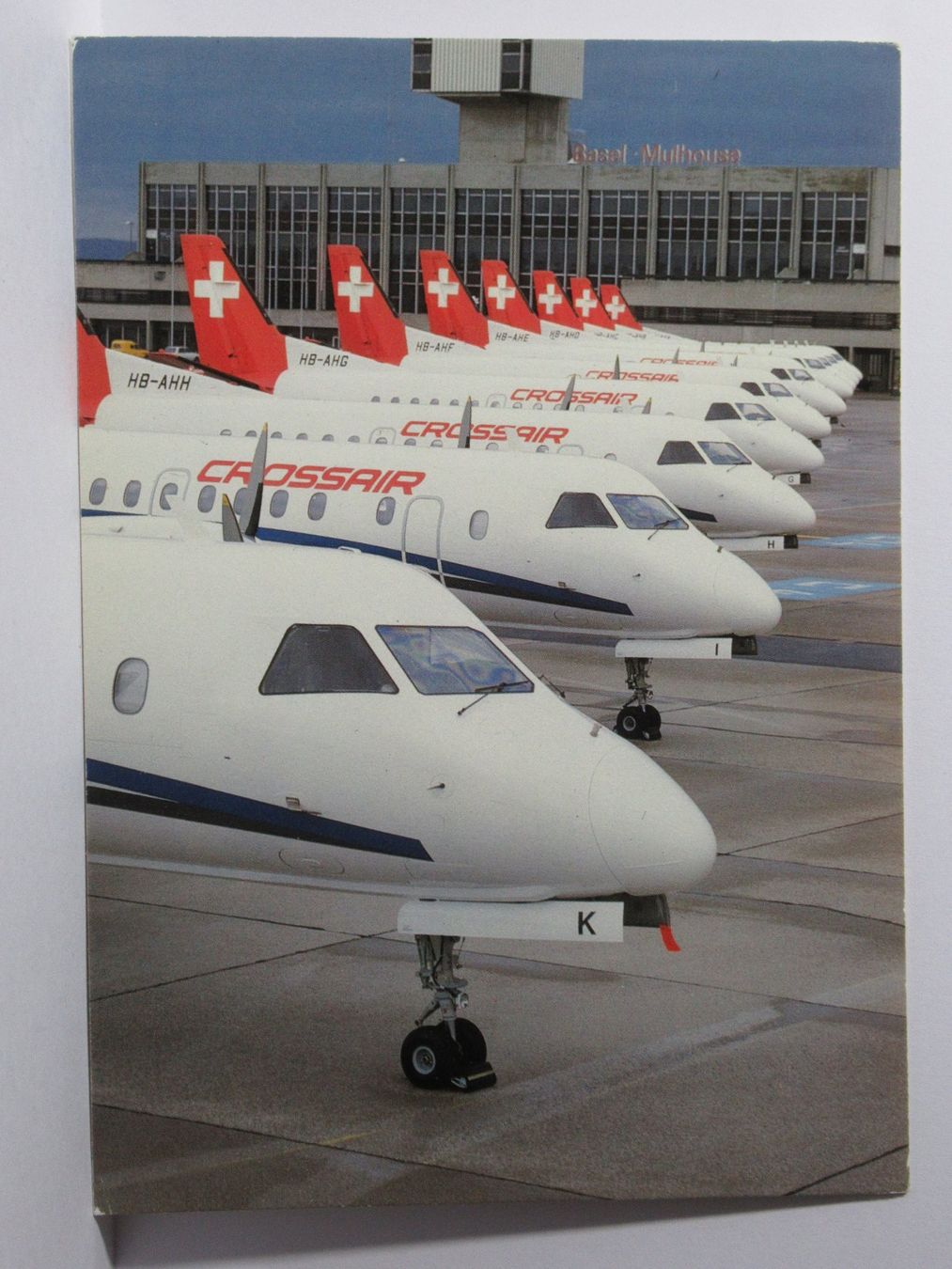 Cartoline postali: Flugzeug , Saab Cityliner – Nuovo (secondo la descrizione) da Grenchen venduto da Bluemchen1900