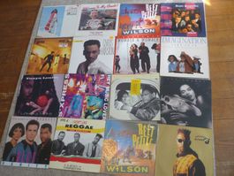 (Set7) 32x Schallplatten 80s Dj Club Sound Rap Hip Hop Pop