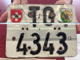 Motorradnummernschild