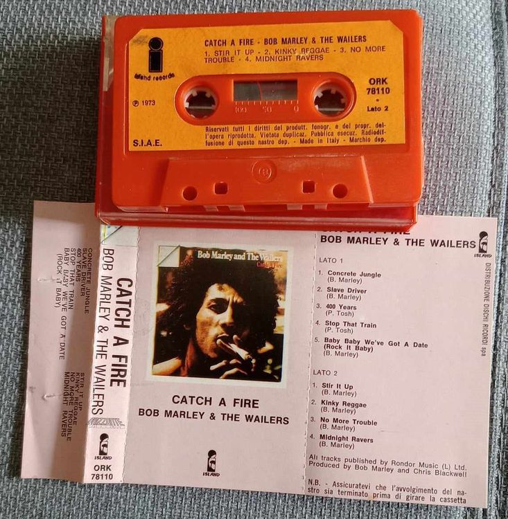 Bob Marley & The Wailers – Catch A Fire / cassette MC (Gebraucht) in Le ...