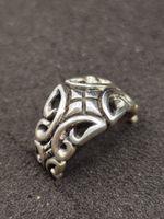 Einzigartige Vintage 925er Silber Unisex Ring