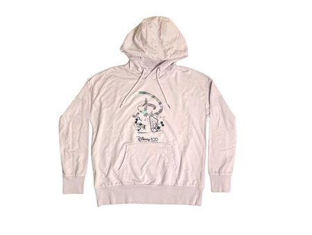 Disney 100 Years Hoodie Gr. S - Rosa - Glitzer Print