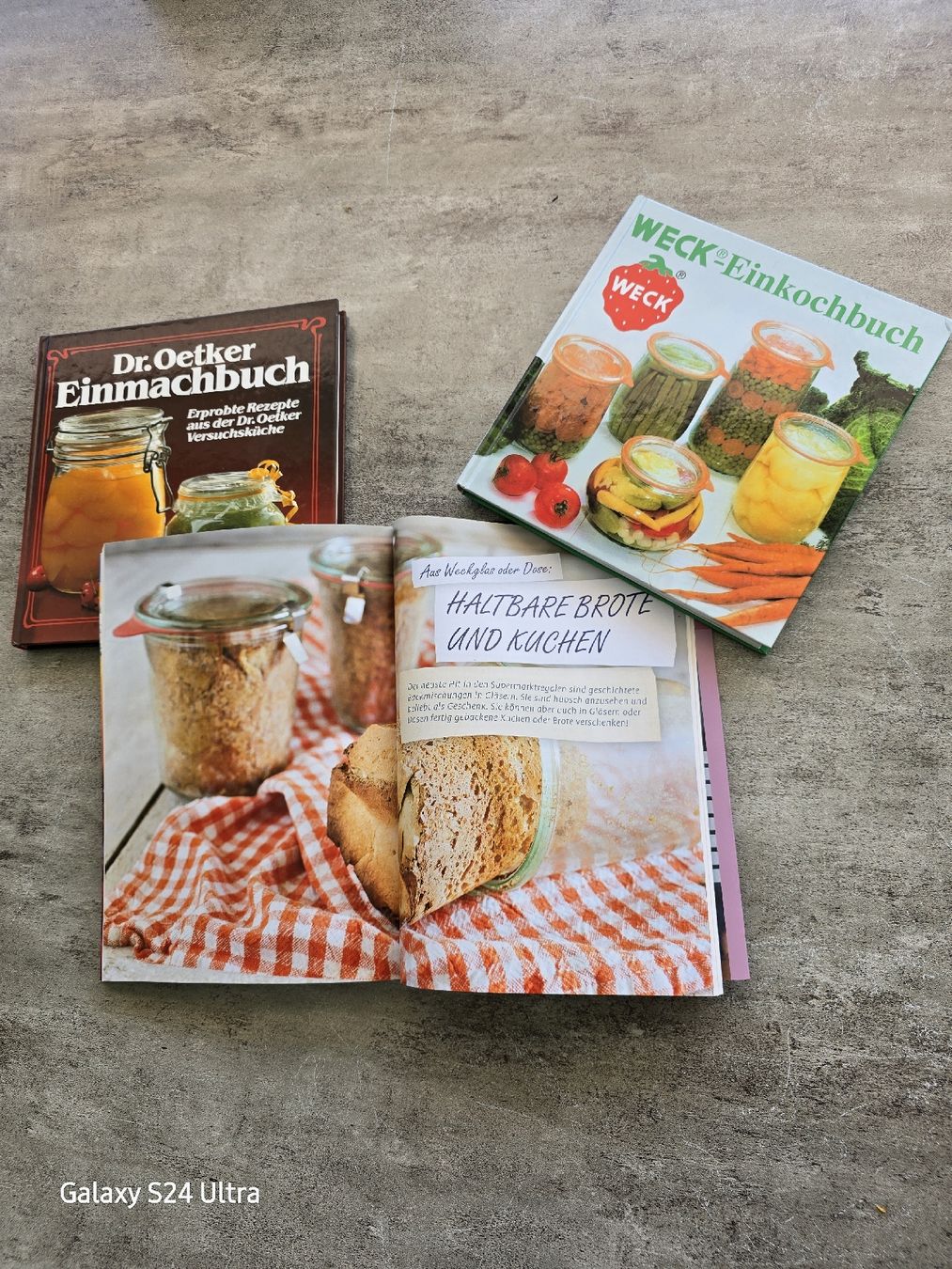 Weck Contenitori & Simili: 3 Einmachbücher – Nuovo e nell'imballaggio originale da Frasnacht venduto da Hambiel 1