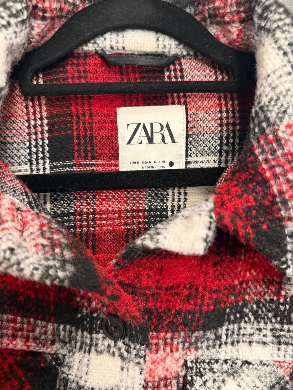 Zara Mantel Kariert Damen ZARA MANTEL DOPPELREIHIG