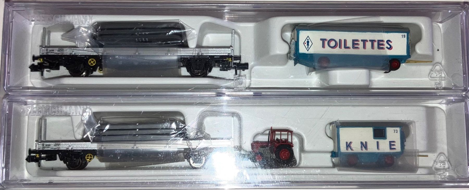 Fleischmann Modellini di ferrovie: Fleischmann 6660030 Circus Knie Spur N – Nuovo e nell'imballaggio originale da Dompierre VD venduto da immorentes