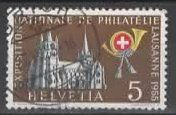 SCHWEIZ 1955 Nr. 320 Briefmarkenausstellung Lausanne (11