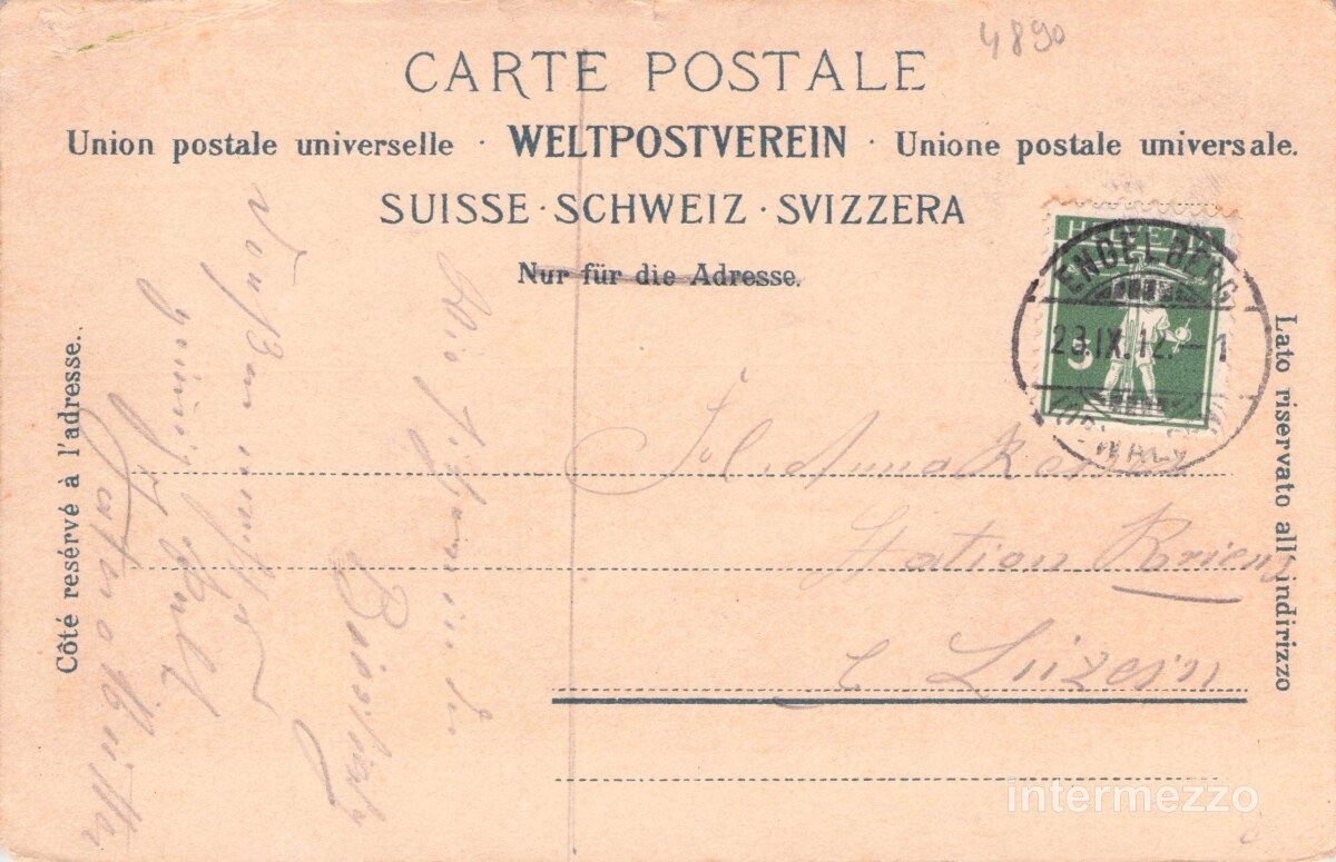 Ansichtskarten: Engelberg OW // 1912 Gerschnialp – Gebraucht aus Basel von intermezzo12 1