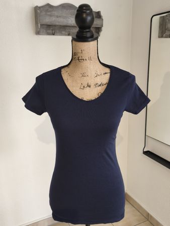 Chicorée Damen T-Shirt, Grösse M, Dunkelblau, Top Zustand!
