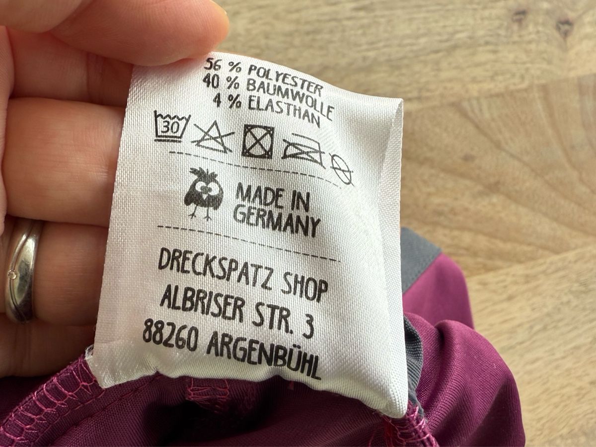 Pantaloni: Softshell Hose mit Verstärkungen Gr. 122/128 – Usato da Eggenwil venduto da Lissi82 6