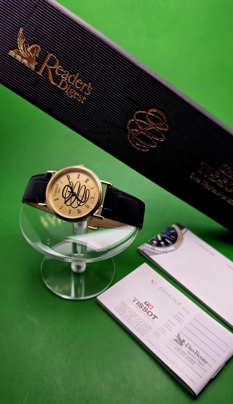 Tissot Orologi: TISSOT 1853 PEGASUS SPECIAL EDITION READER'S DIGES selten – Usato da Neftenbach venduto da Taschen-Uhren 1