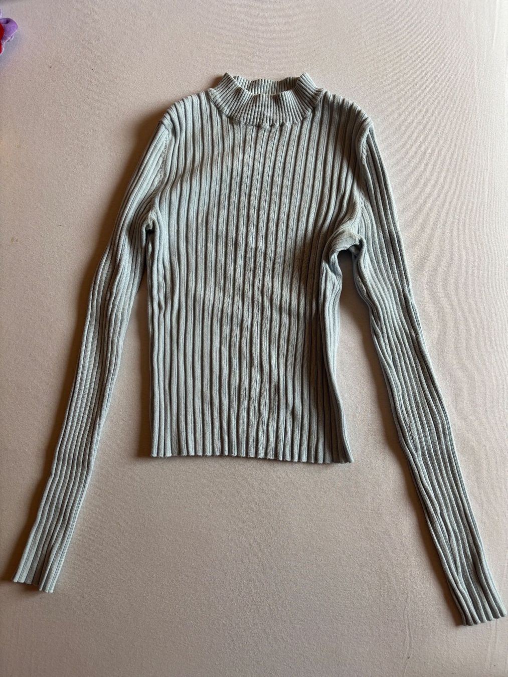 Bershka Camicette, T-shirt & Top: Blaues Langarmshirt – Usato da Luzern venduto da julopaji