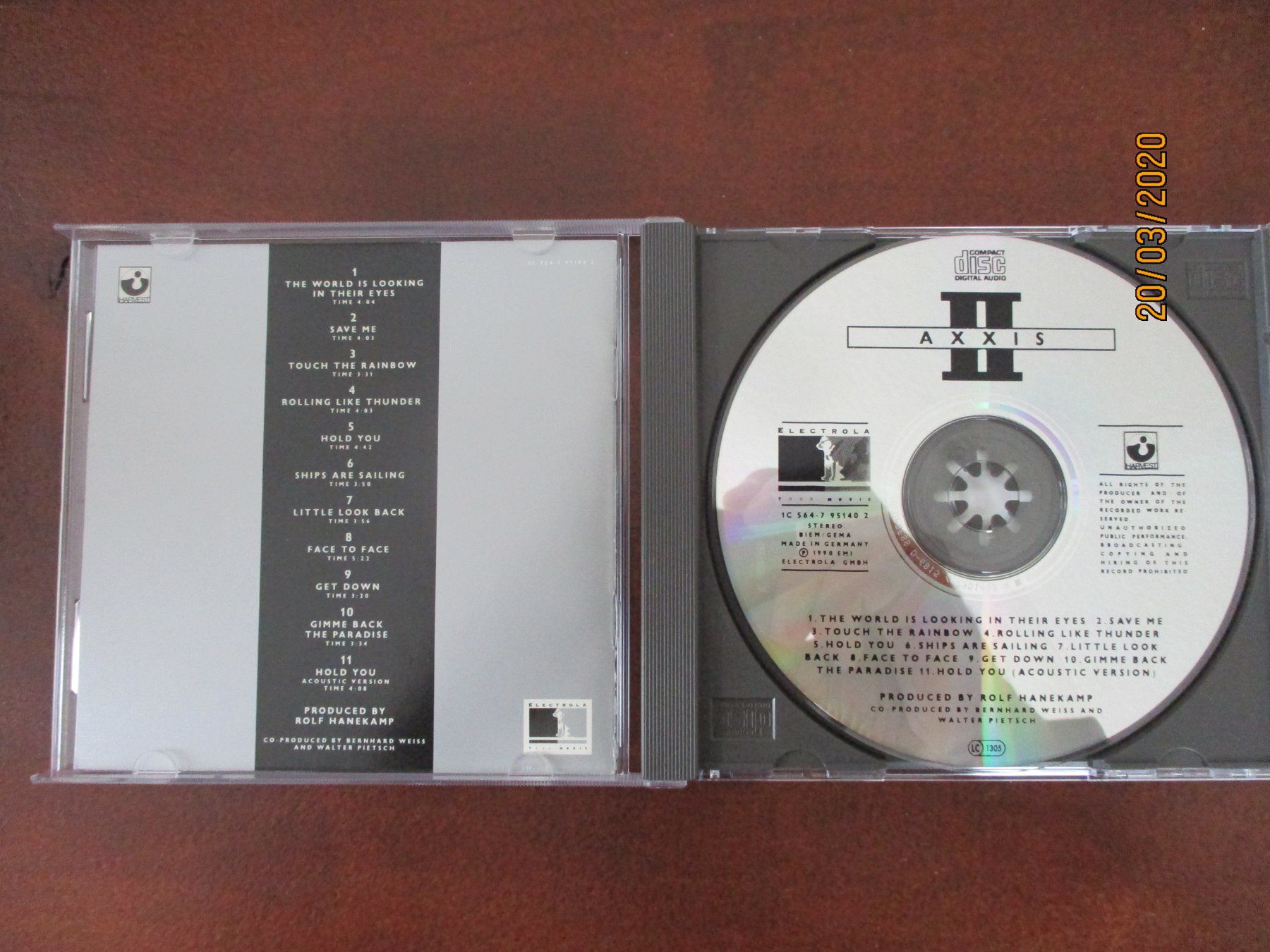 CD: Axxis -  II – Usato da Liestal venduto da Disc-Point 1