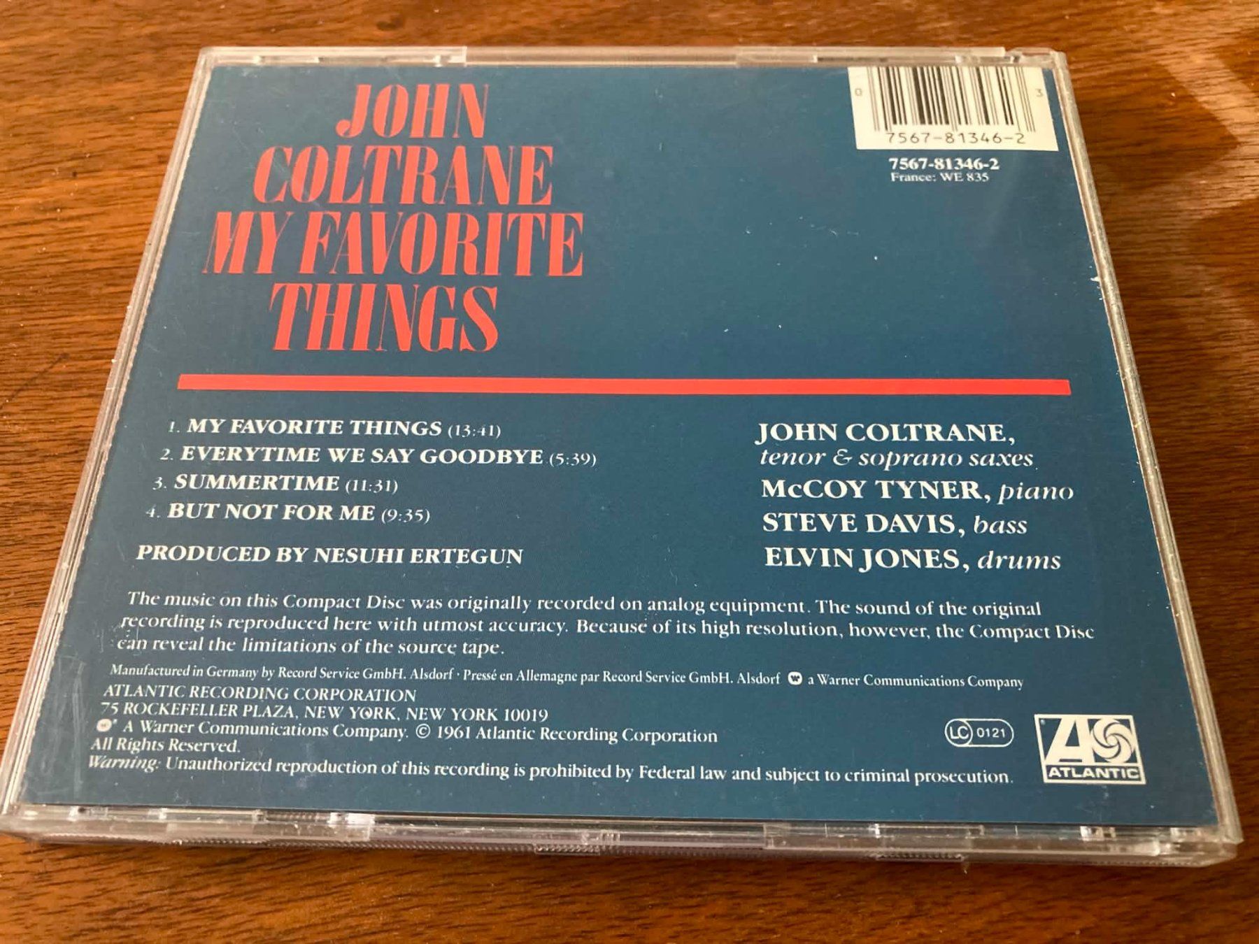 CD: John Coltrane - My Favorite Things CD – Usato da Lausanne venduto da sim_bc8q 1