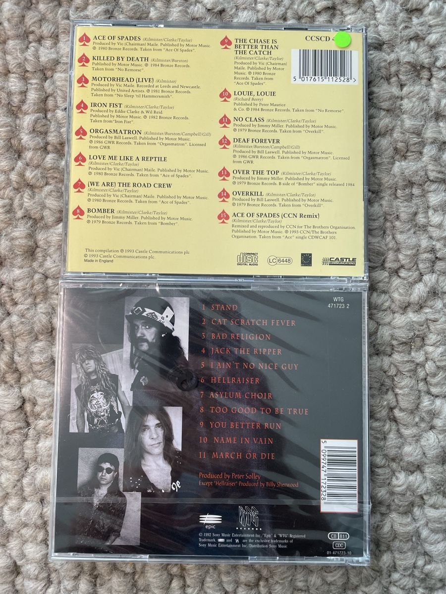 CDs: 2x Motörhead (1x verschweisst) – Neu und originalverpackt aus Reinach AG von trigger7811 1