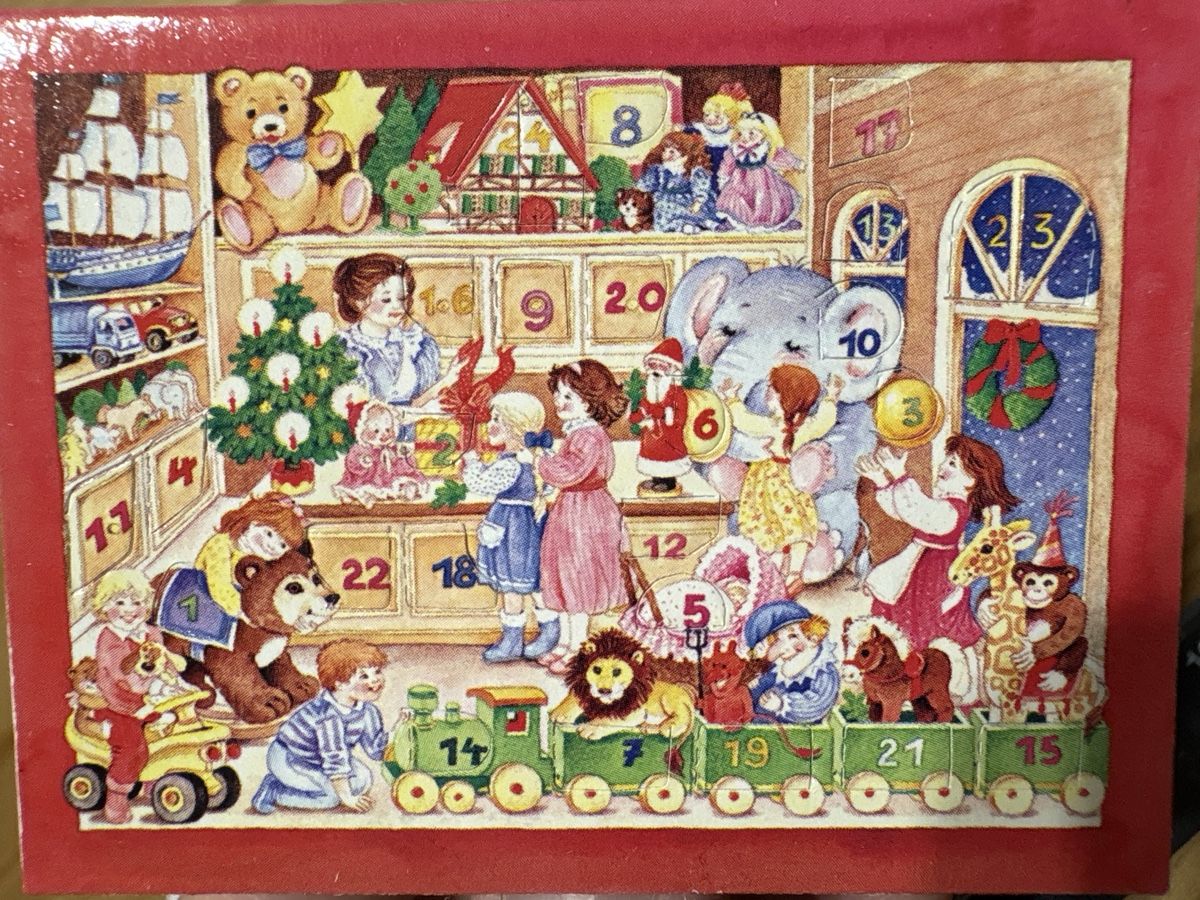 Calendari: Mini Advendskalender Karte – Nuovo (secondo la descrizione) da Rümlang venduto da BoutiqueBoutique16 1