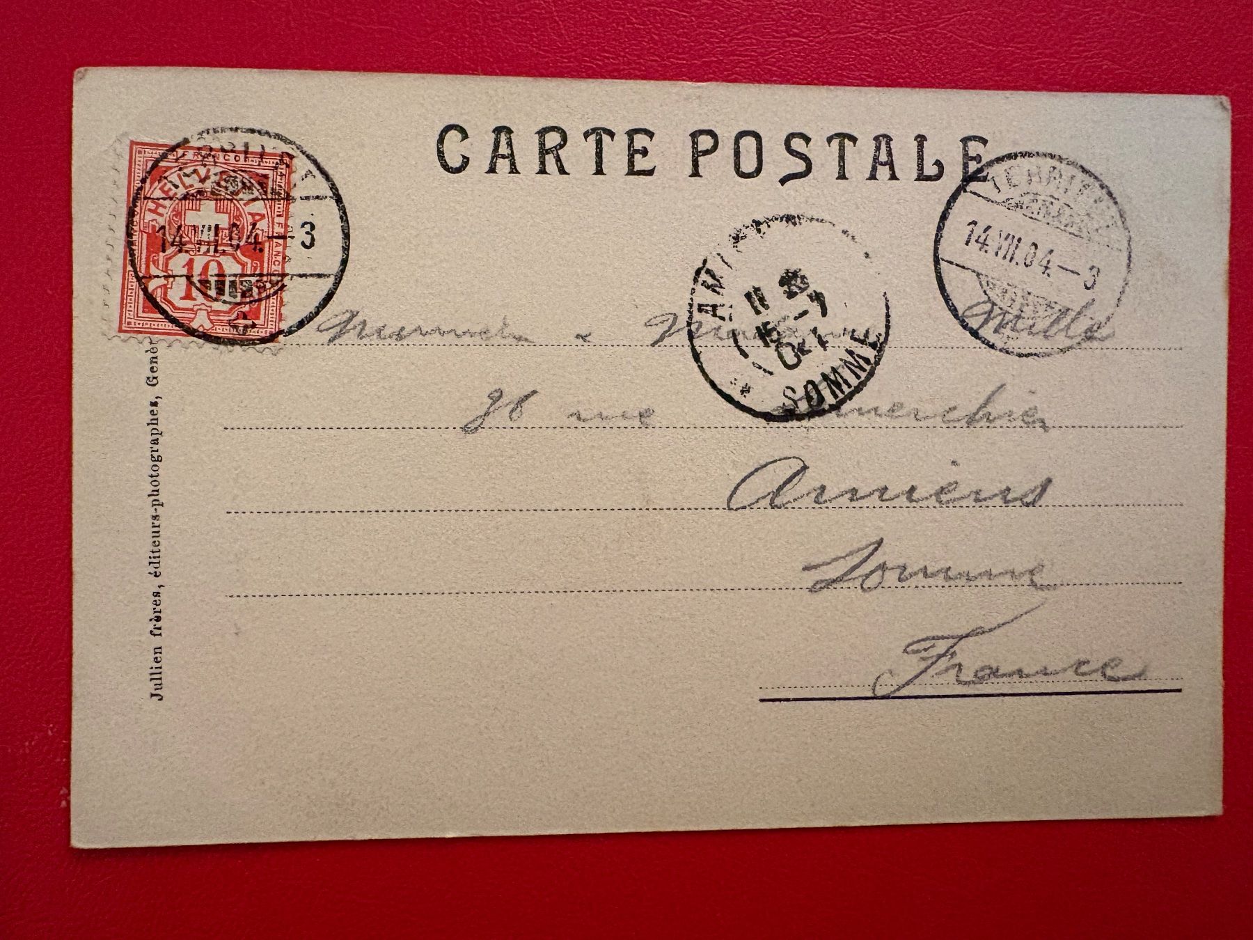 Cartoline postali: 1904 / Chemin de fer de Naye – Usato da St-Légier-Chiésaz venduto da Theo006 1