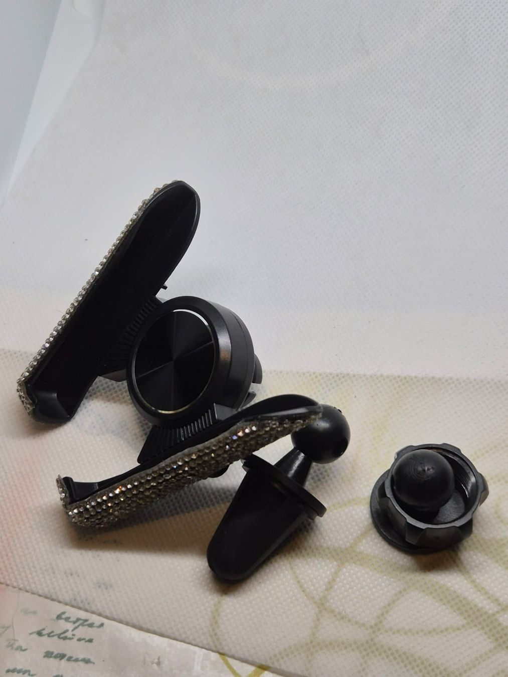 Staffe: Neuer schwarzer Strass-Auto-Smartphone-Halter – Nuovo e nell'imballaggio originale da Losone venduto da bal_gfp6 8