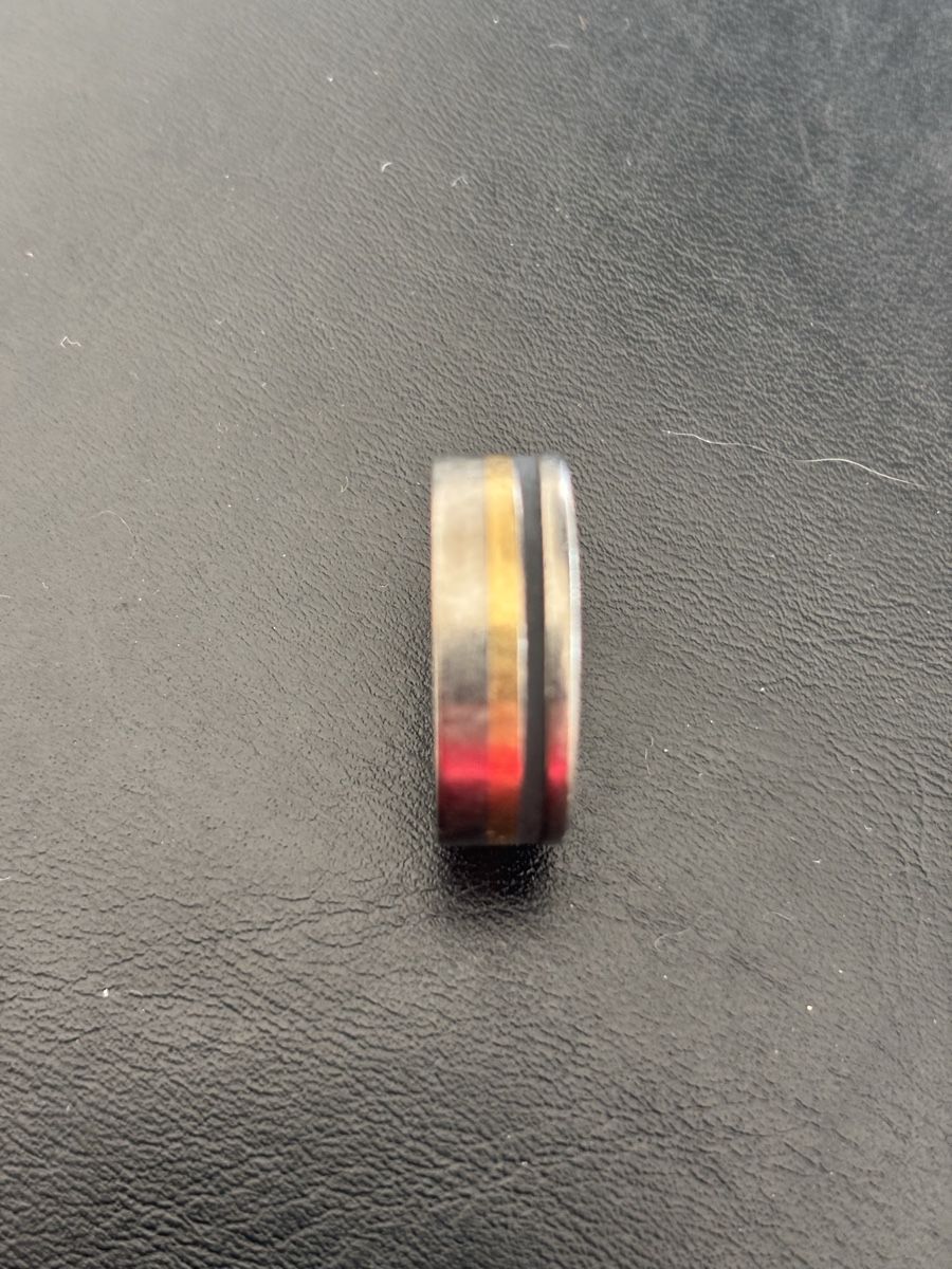 Anelli: Titanring mit Gold und Silber – Usato da Dottikon venduto da Guido240