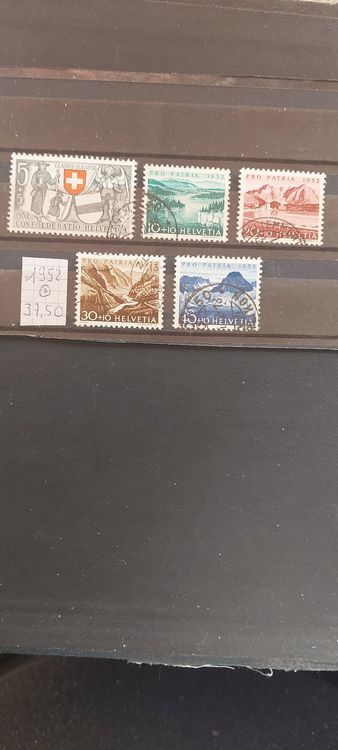 P Patria 1952 Gestempelt SBK  Fr  37.50 .-  **  160 1