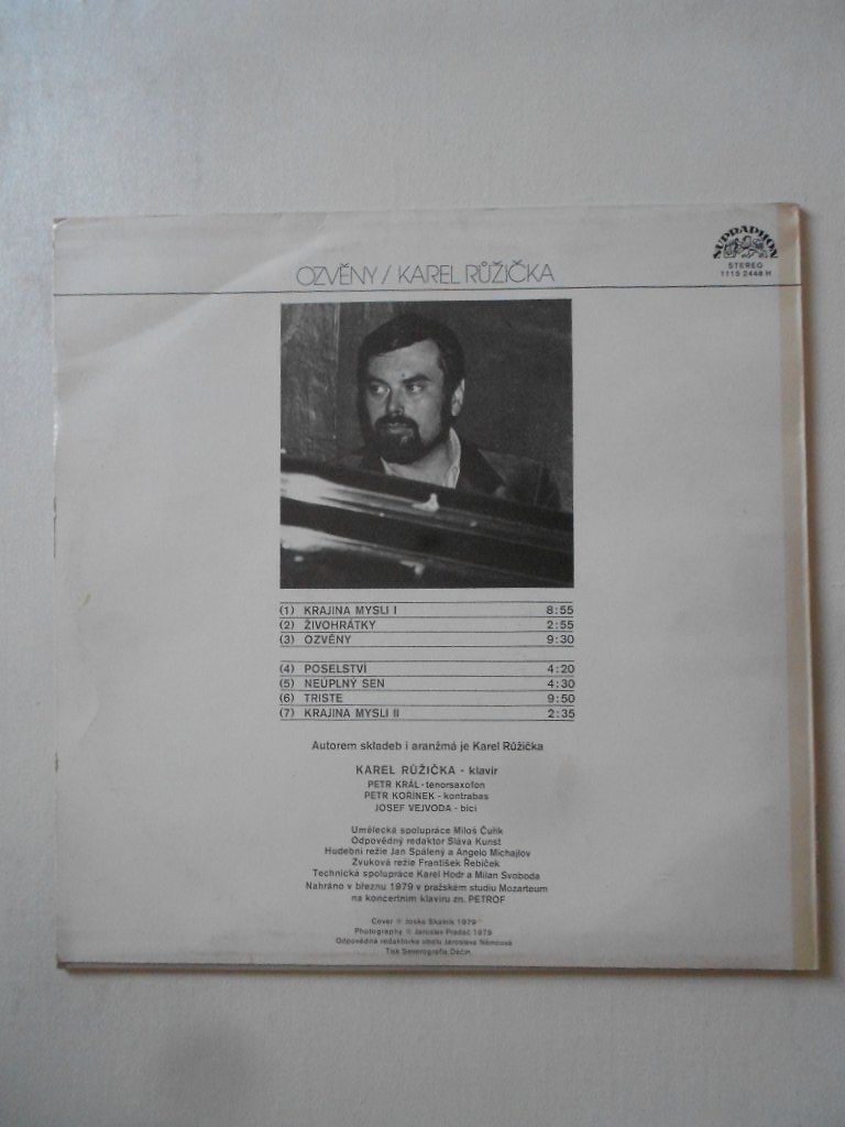 Vinyles: OVENY  -  KAREL RUZICKA – D'occasion à Bex par Giorgiob 1