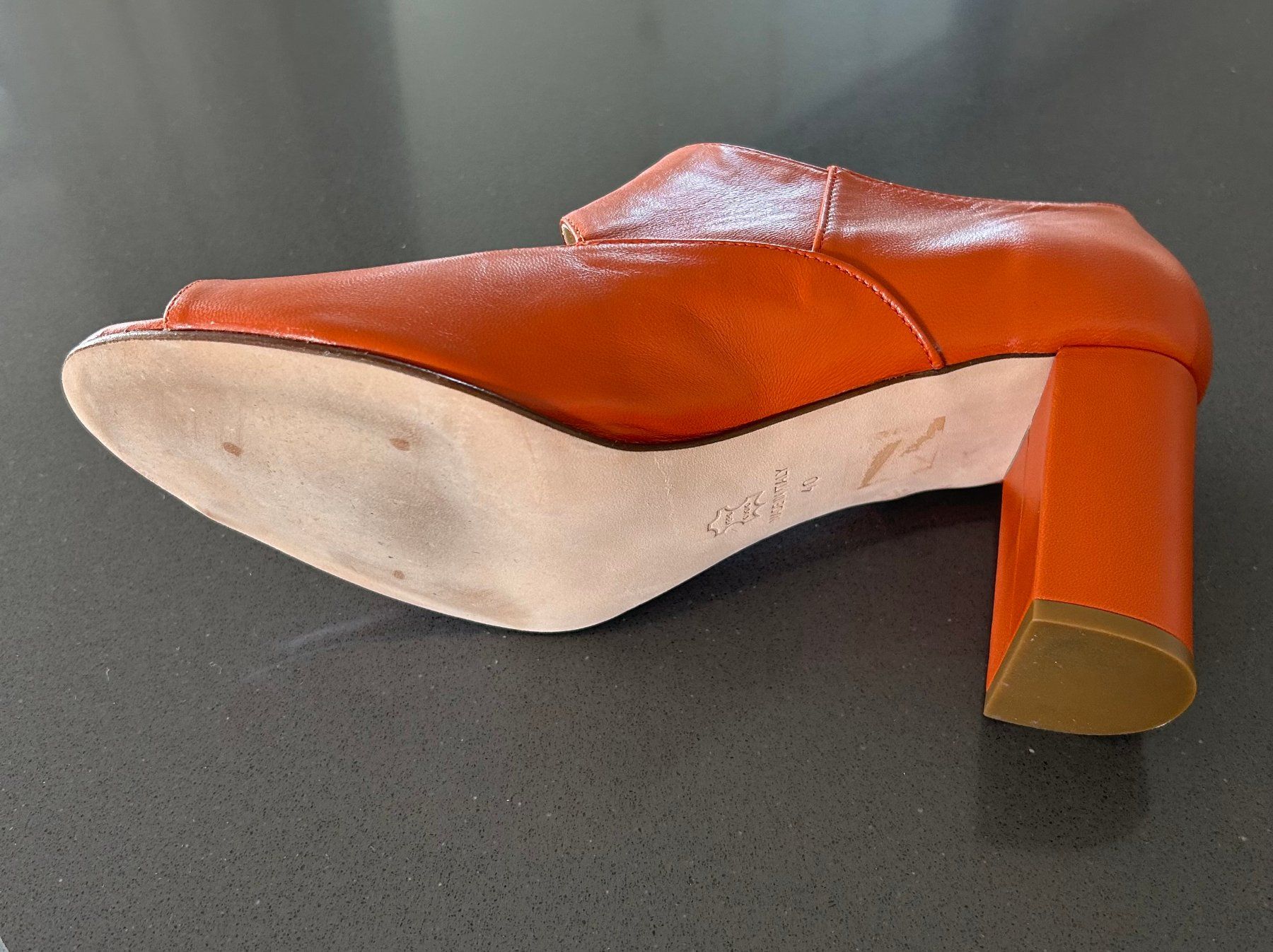 Chaussures femmes: Peeptoes orange – Neuf (Voir description) à Rombach par joergus 4